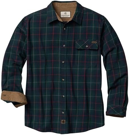 Legendary Whitetails Men's Flannel Shirt Long Sleeve Button Down 100% Cotton | Amazon (US)