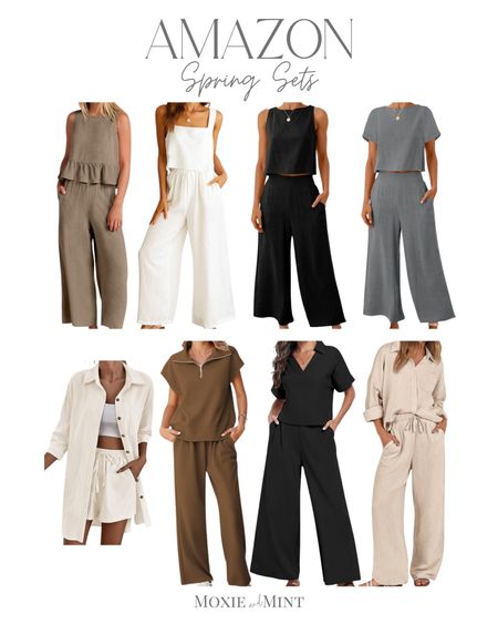 Amazon Fashion / Amazon Spring Outfits / Spring Sets / Spring Linen Sets / Neutral Wardrobe / Neutral Outfits / 

#LTKstyletip #LTKU #LTKSeasonal