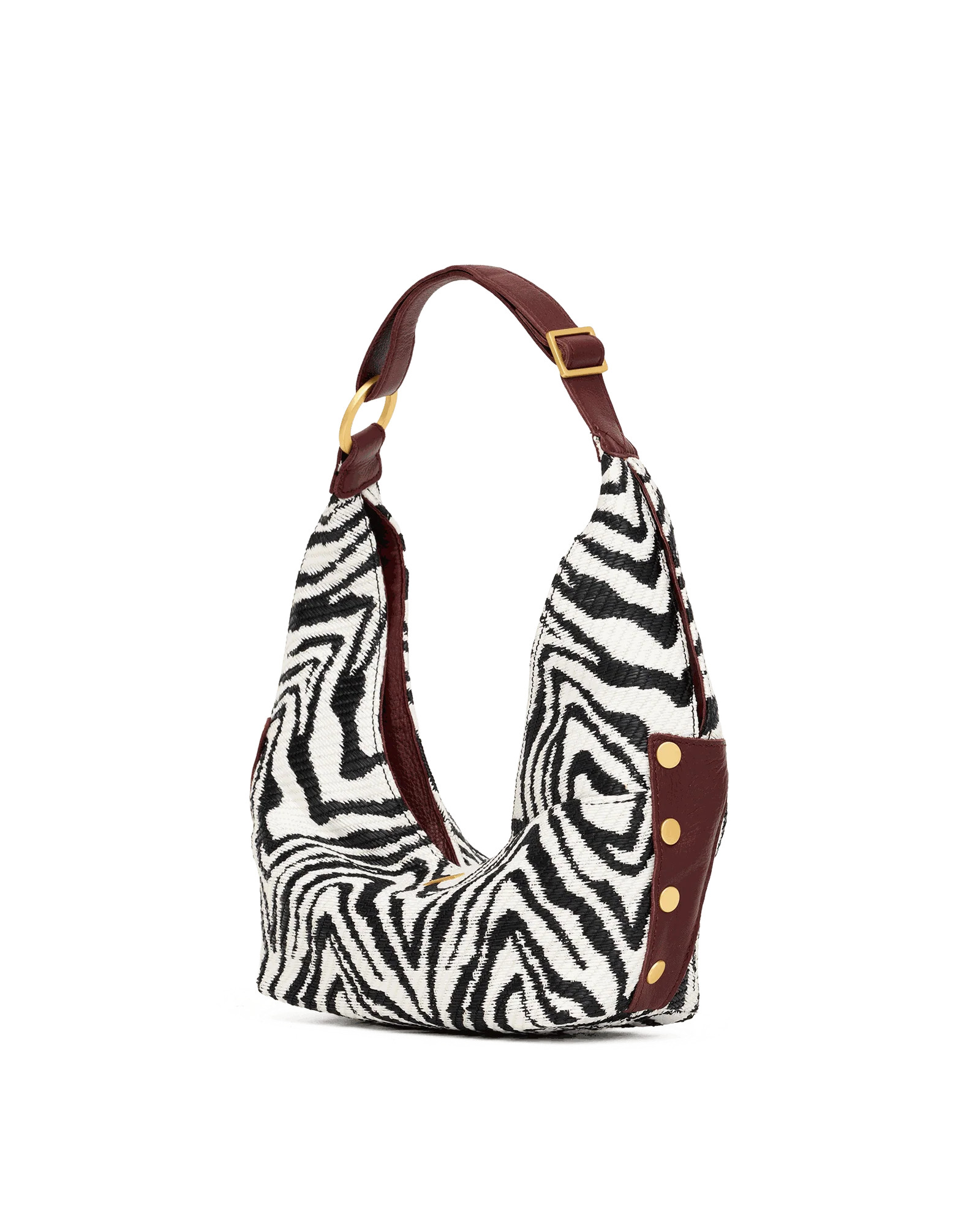 Tom Zip | Zebra/Brushed Gold | Med 840220523688 | Hammitt (US)