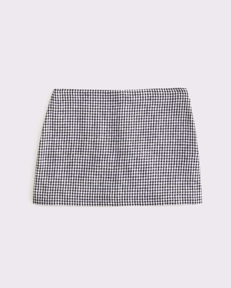 Women's The A&F Scarlett Mid Rise Linen-Blend Mini Skort | Women's Bottoms | Abercrombie.com | Abercrombie & Fitch (US)