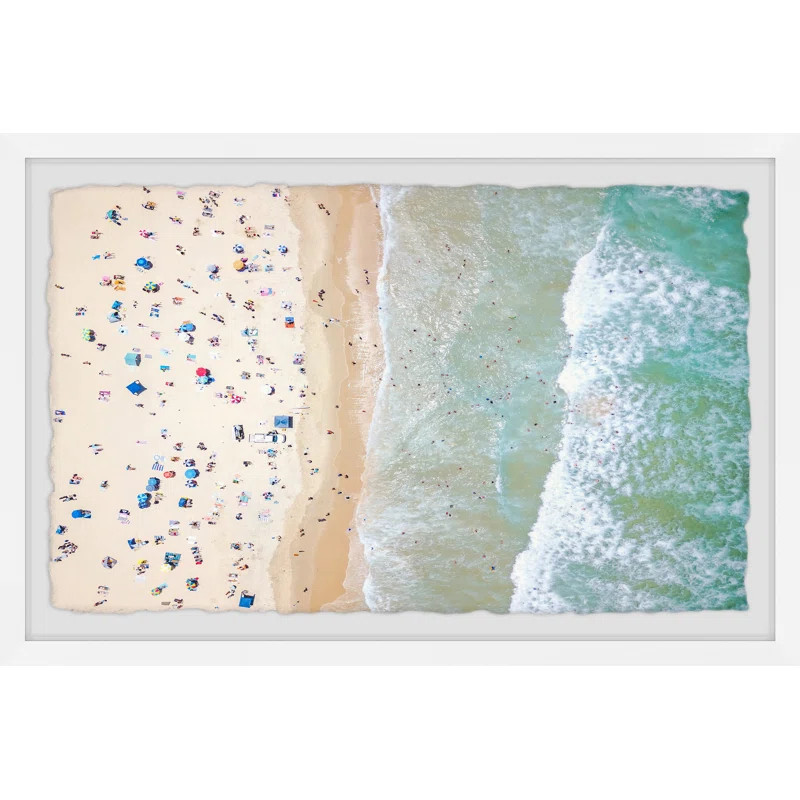 Beachcrest Home 'Crowded Summer' - Picture Frame Photograph Print on Paper & Reviews | Wayfair | Wayfair North America