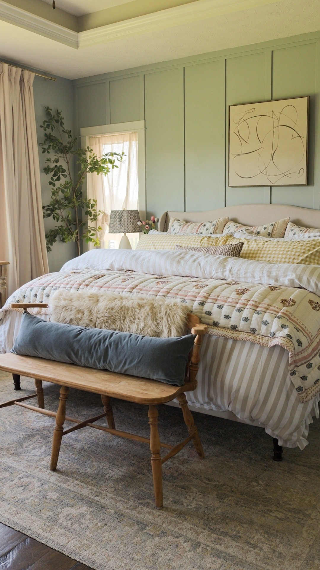 Love a cozy layered bed. Nothing is better than climbing into bed with fresh, crispy sheets in the summer.

#LTKmomlife #LTKstorytime #LTKHome