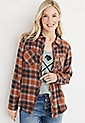 Cabin Plaid Flannel Shirt | Maurices