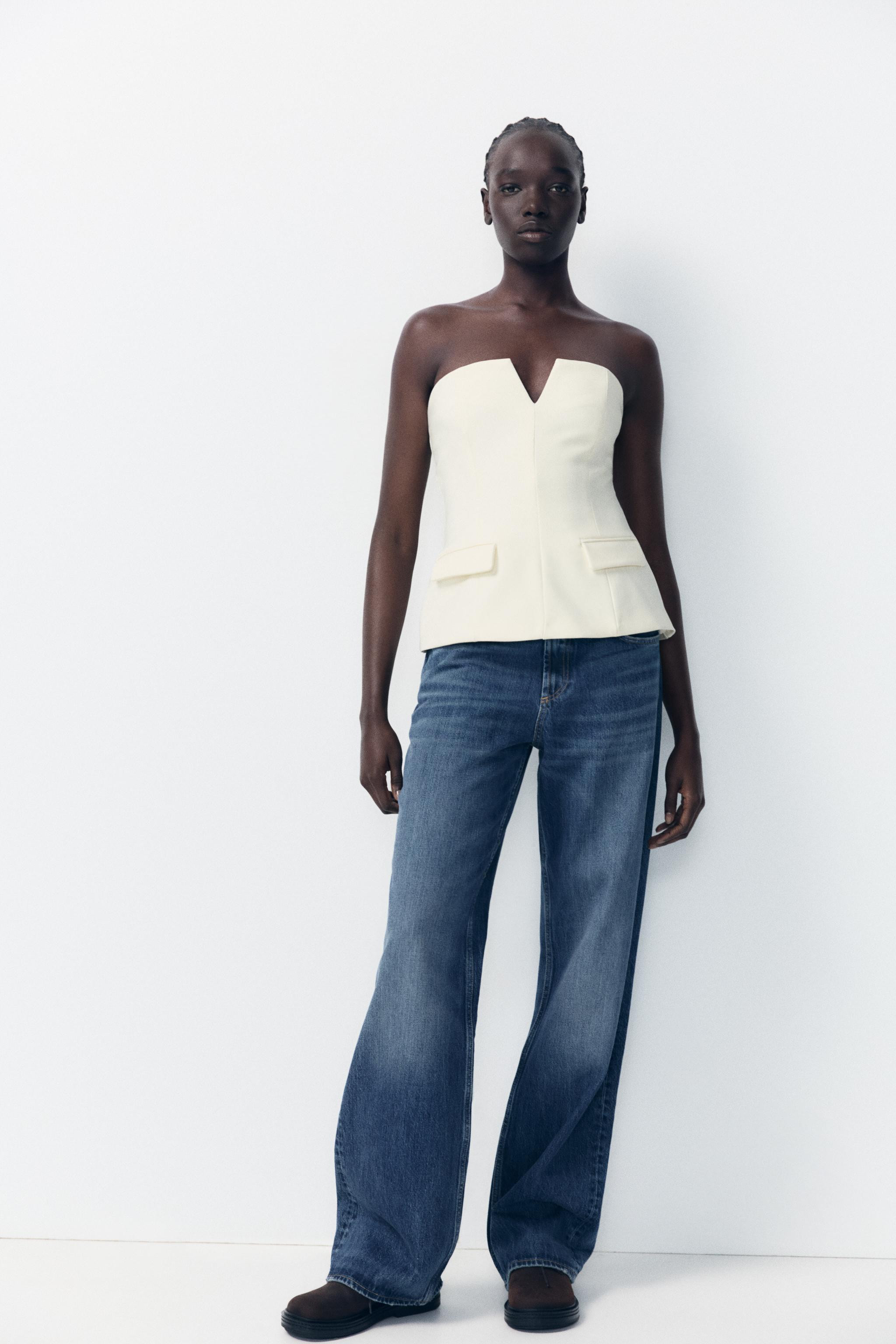 STRAPLESS TOP | Zara US