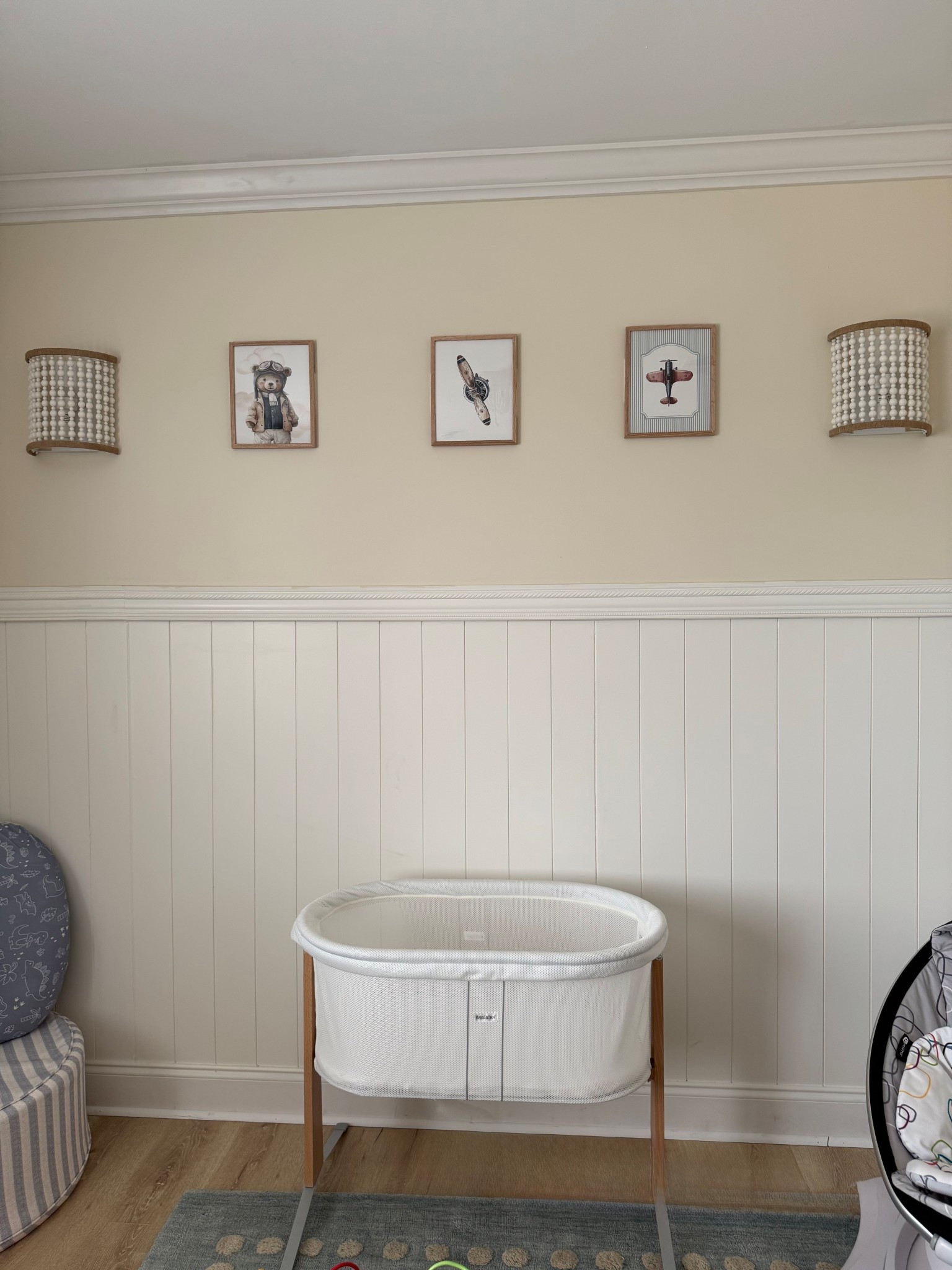 Another item passed down from my daughter 🤍 The Baby Bjorn Bassinet is self rocking, beautiful, breathable, and just so perfect for your a little precious newborn!! My daughter would take her naps in this when she was tiny until about 3 months old. We won’t keep the bassinet here, we will move it into another space in our home but currently have it in the nursery until the crib arrives.

#LTKBaby #LTKmomlife #LTKBump