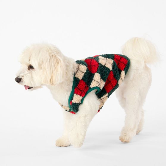 Sherpa Plaid Dog Vest | Mark and Graham