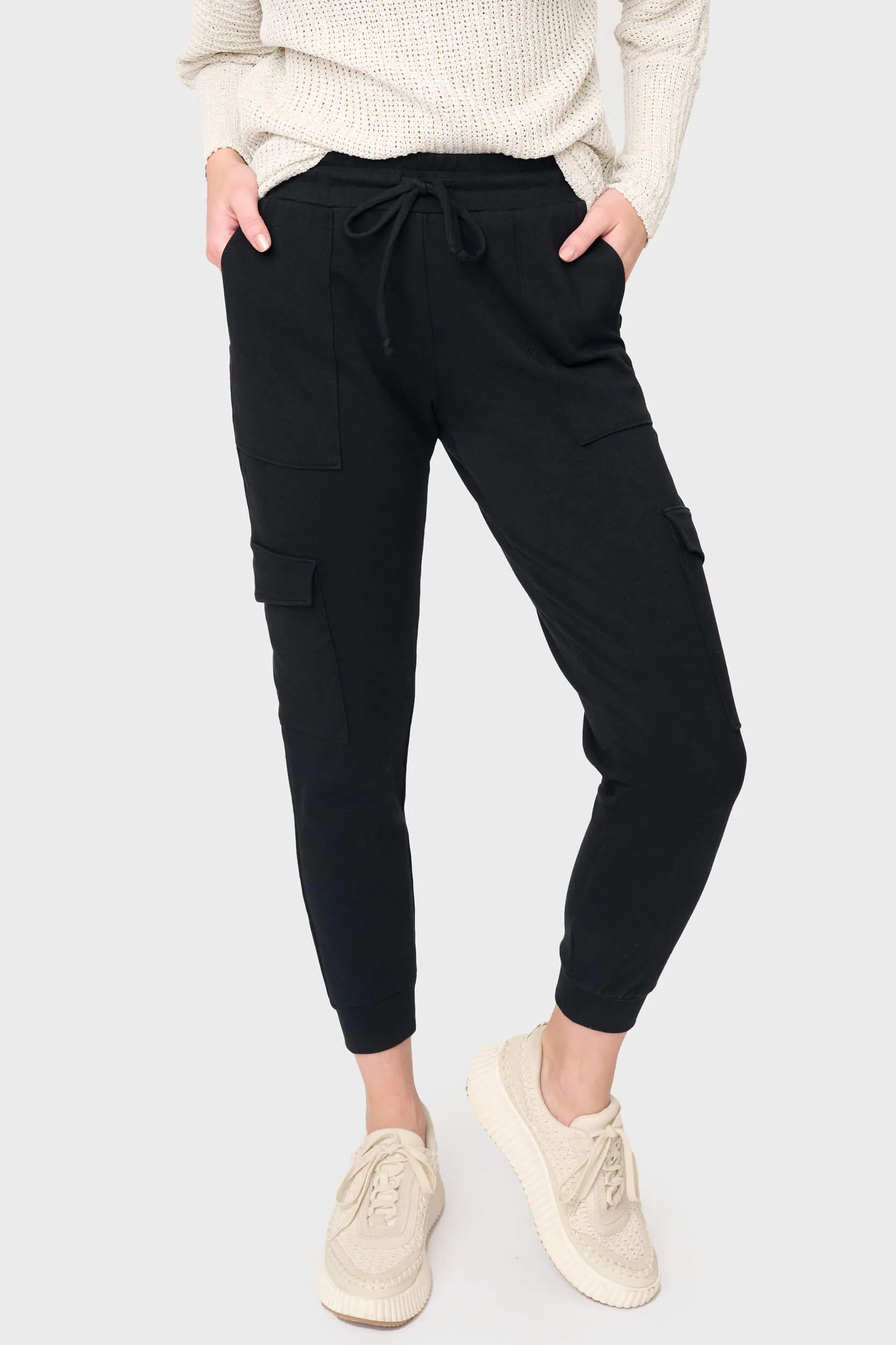 Essential Soft Ponte Cargo Jogger | Gibson