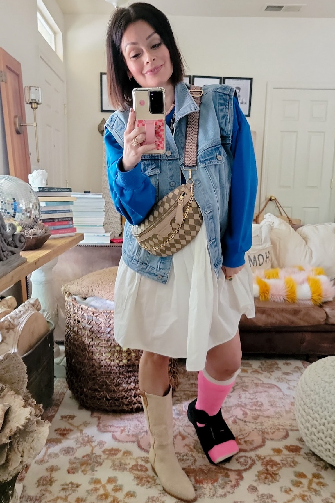 Wearing a medium in the dress, nice & good quality.

Boots are tts & super comfortable 

Fall outfits 
Fall dresses


#LTKSeasonal #LTKFallSale #LTKStyleTip