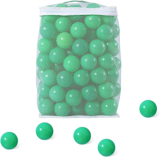 Ball Pit Balls for Kids, Plastic Refill 2.2 Inch Balls, 100 Pack, Bright Colors, Phthalate and BP... | Amazon (US)
