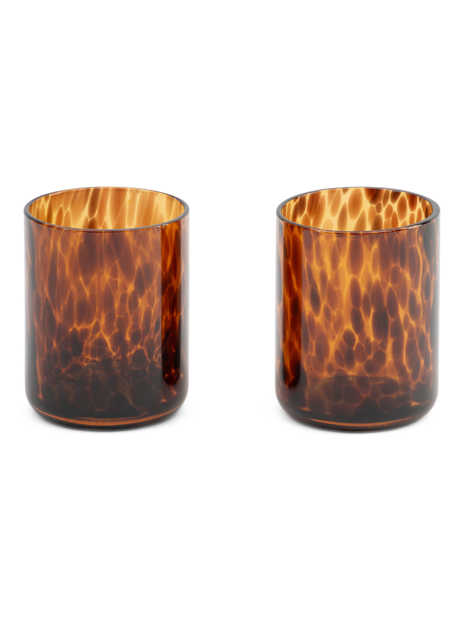 Set Of 2 Leopard Double Old Fashioned Glasses | Mother's Day Gifts | Marshalls | Marshalls