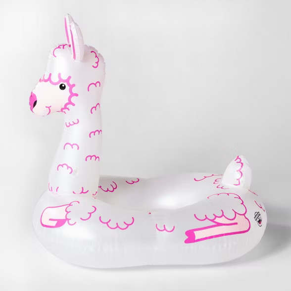 Giant Llama Pool Float White - Sun Squad™ | Target