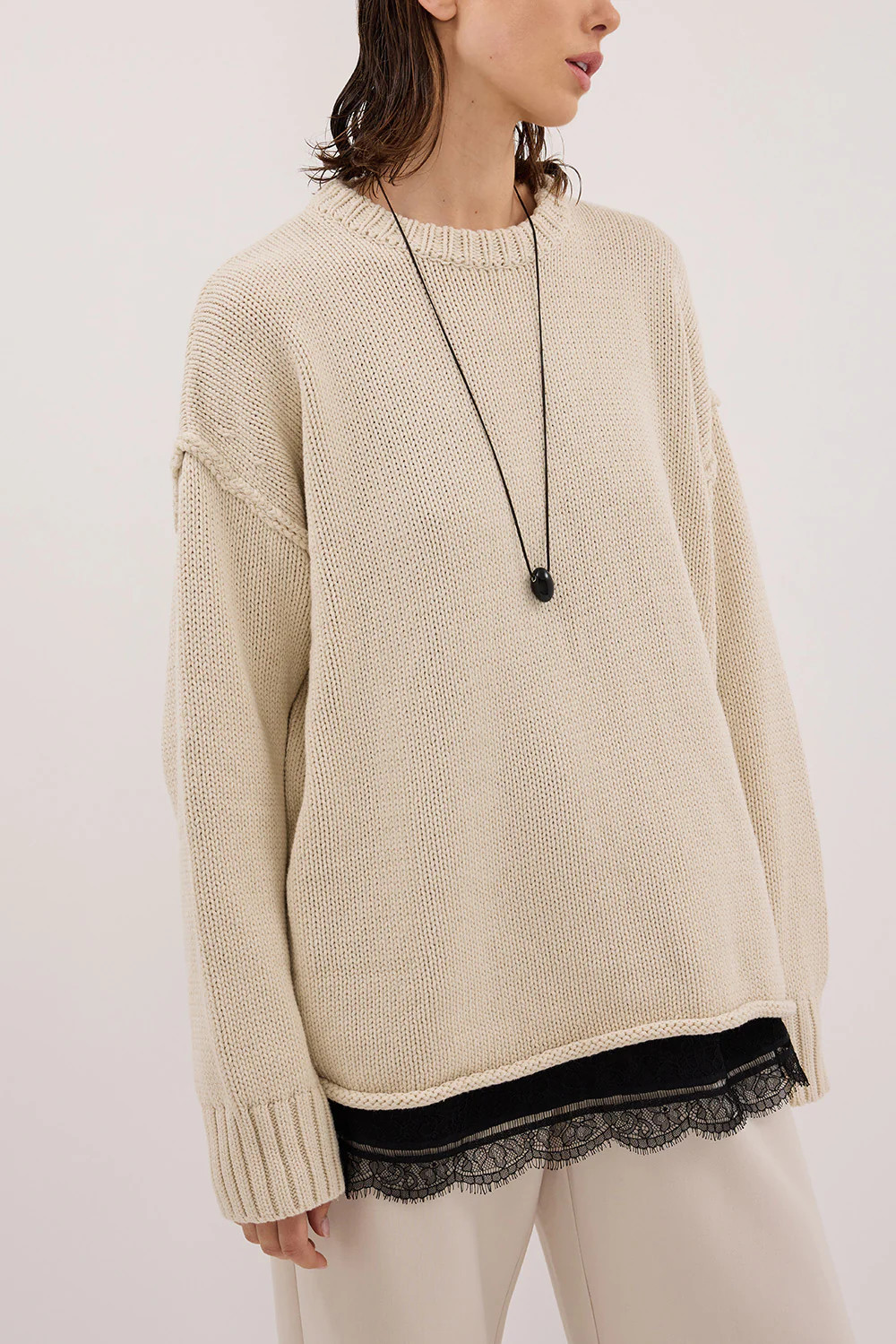 ROY PLASTER LONGLINE KNIT JUMPER | DISSH