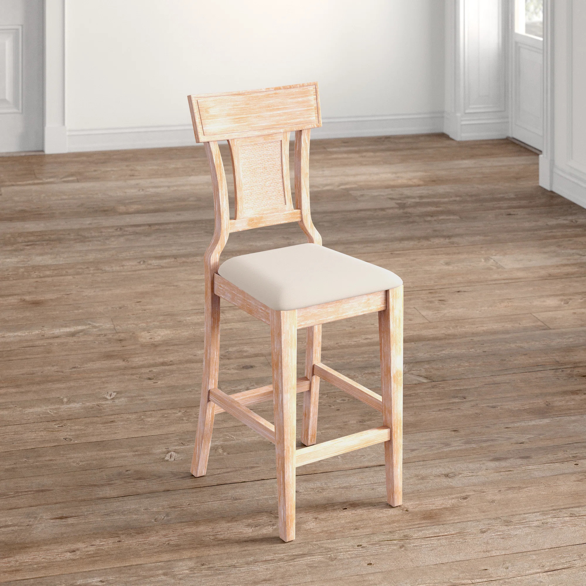 Gober Solid Wood Upholstered Bar & Counter Stool | Wayfair North America