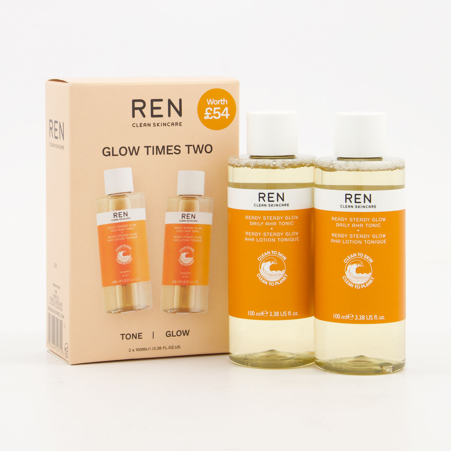 Two Pack Glow Times Two Gift Set | TK Maxx