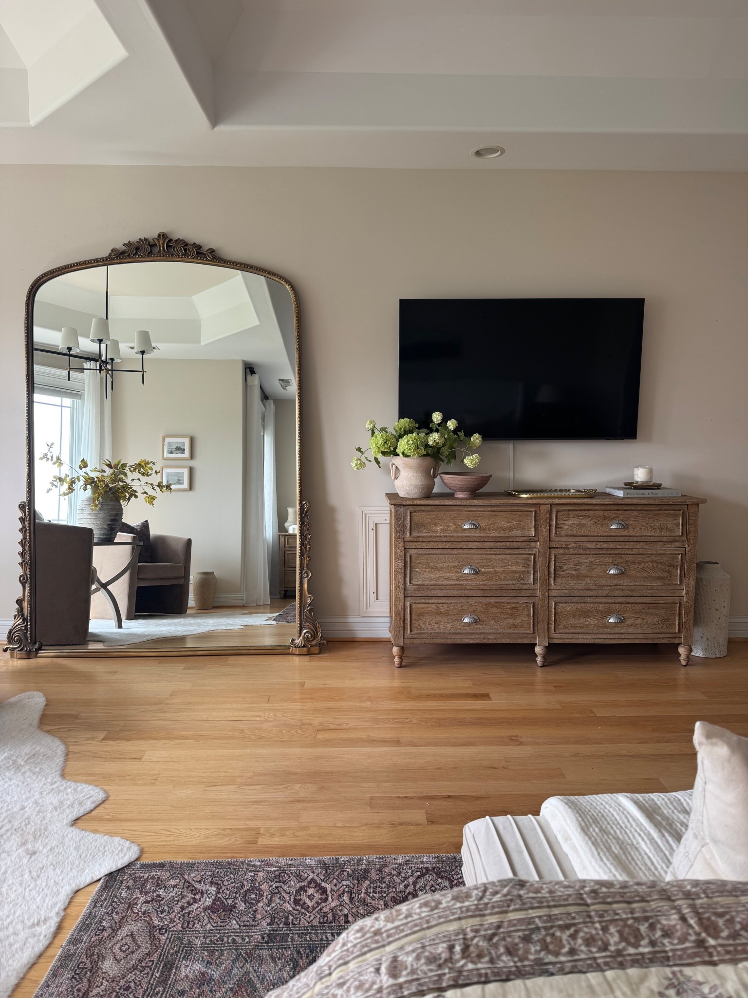 Bedroom views! Our dresser is matching with our nightstand. 

Bedroom, bedding, dresser, primrose mirror, mirror, bed, pottery barn, #wayfair #potterybarn #mirror #targetstyle #amazon @amazon @wayfair @anthropologie 

#LTKStyleTip #LTKHome #LTKSaleAlert