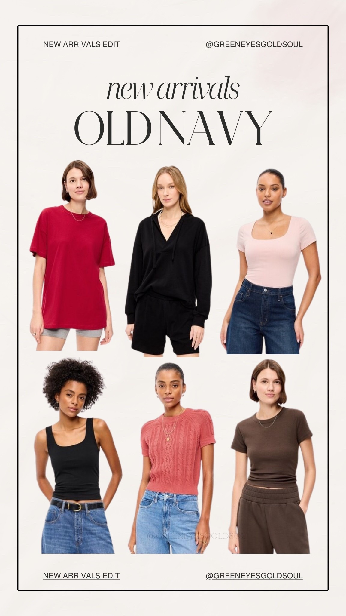Old navy new arrivals! 🤎

Basic tee, T-shirt, tank, pullover, spring 

#LTKU