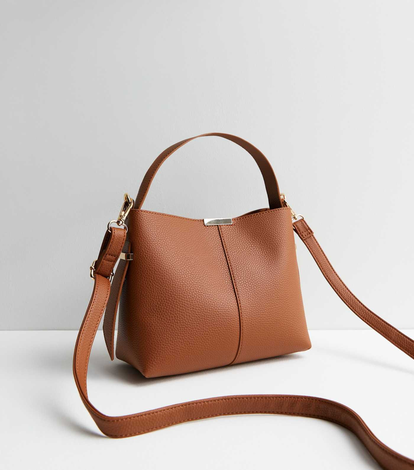 Tan Leather-Look Bucket Bag | New Look | New Look (UK)