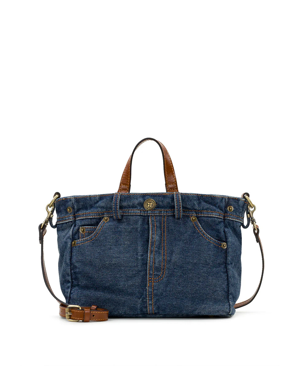 Varedo Satchel - Denim Stonewashed | Patricia Nash Designs