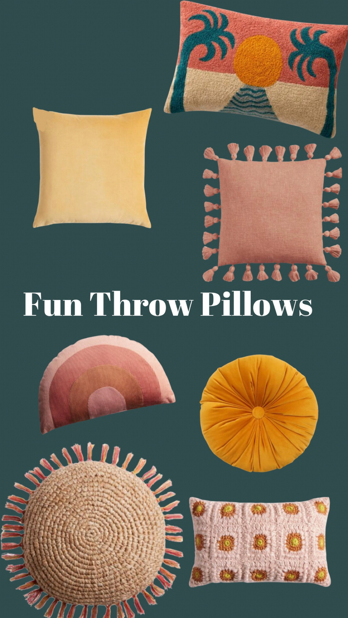 World Market Throw Pillows👀🌸🌴🌞

#LTKsalealert #LTKhome #LTKunder100