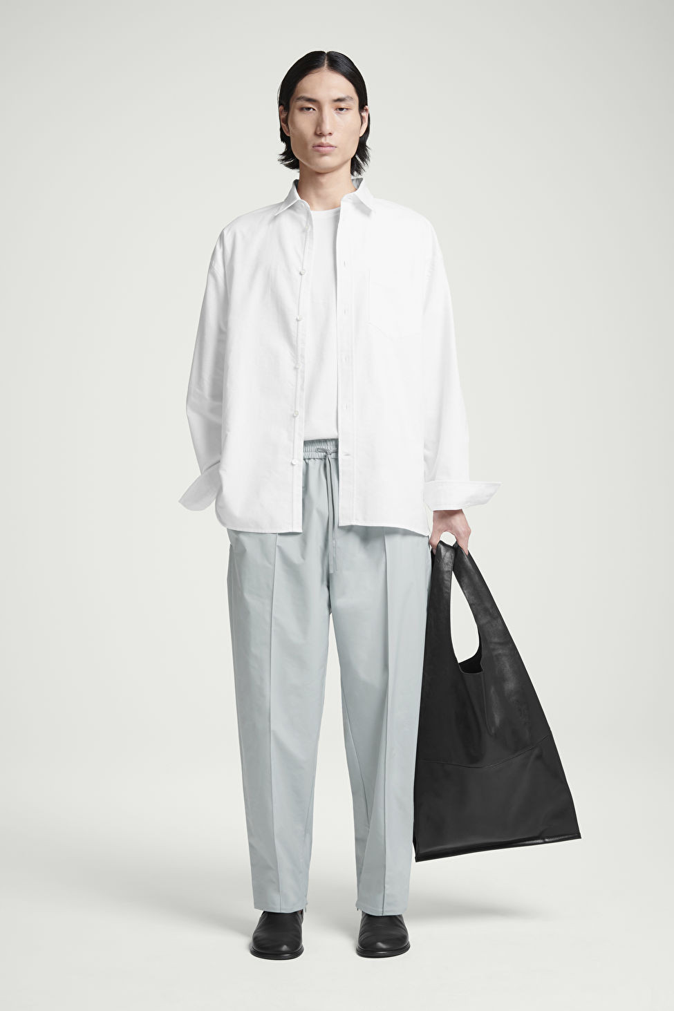 PINTUCKED TAPERED TRACK PANTS | COS (US)