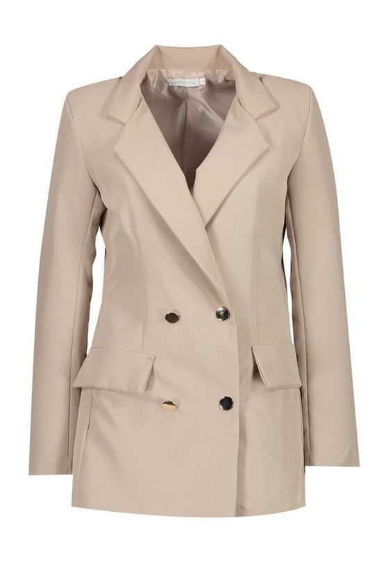 Double Breasted Military Blazer | Boohoo.com (UK & IE)