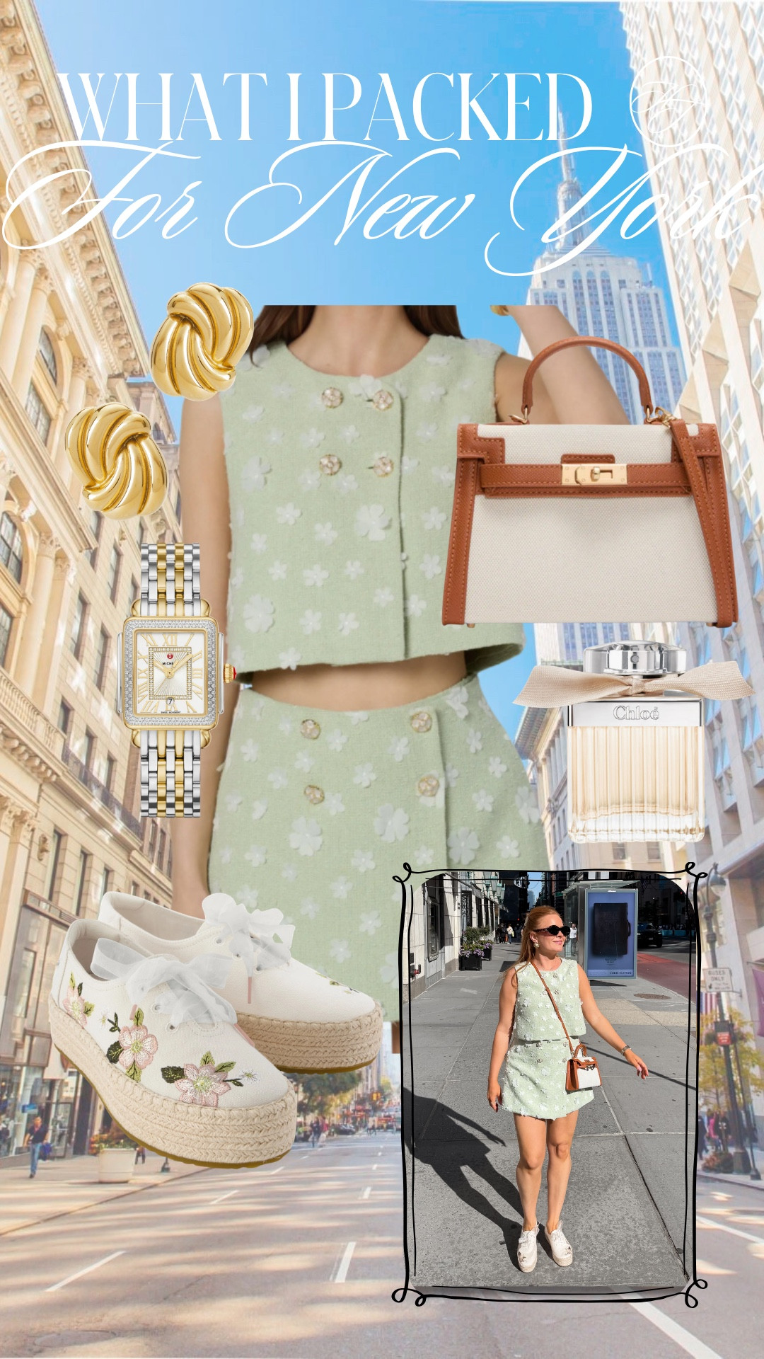 Spring sets are my favorite thing to pack for NYC because they instantly make you look put together with almost no effort 💚 Paired this textured floral set with comfy sneakers for walking the city all day. Perfect for shopping, grabbing coffee, or exploring Soho without sacrificing comfort. 

Bonus: the set can also be styled separately with basics, so it saves major suitcase space. 

#LTKTravel #NYCStyle #SpringOutfits #MatchingSet #CasualChic 

 #LTKootd #LTKmomlife #LTKTravel