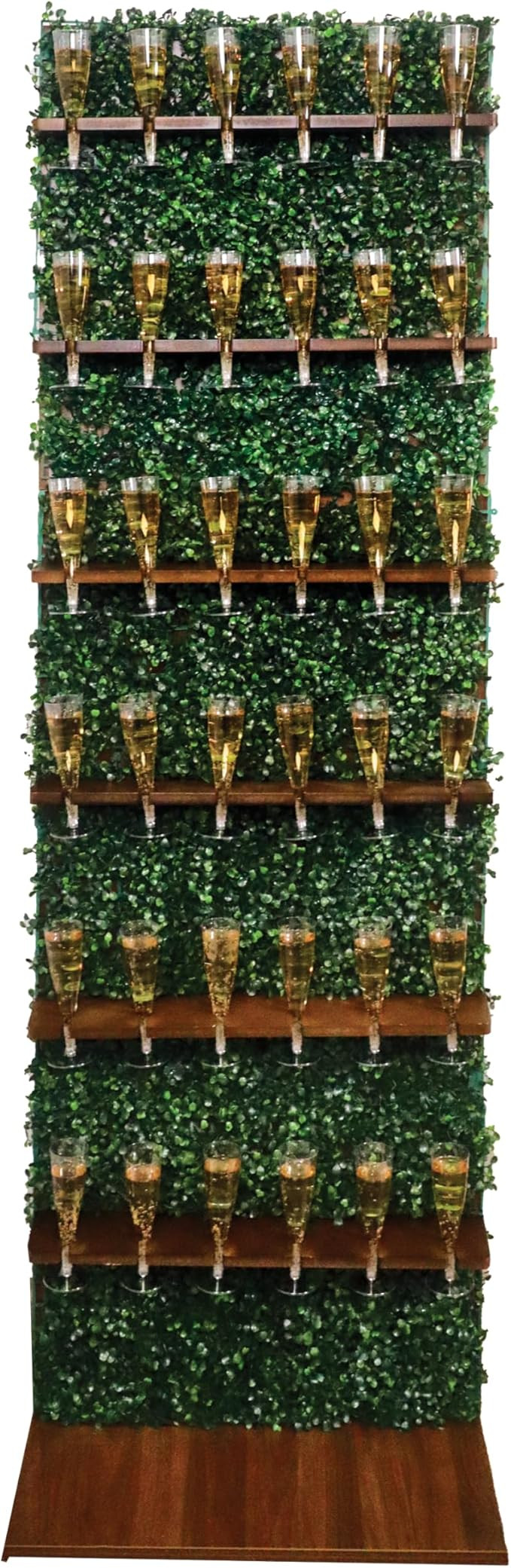 Champagne Wall Party Display Holder for Weddings & Events, 6 Tier Mimosa Bar, Holds 36 Cups, Meas... | Amazon (US)