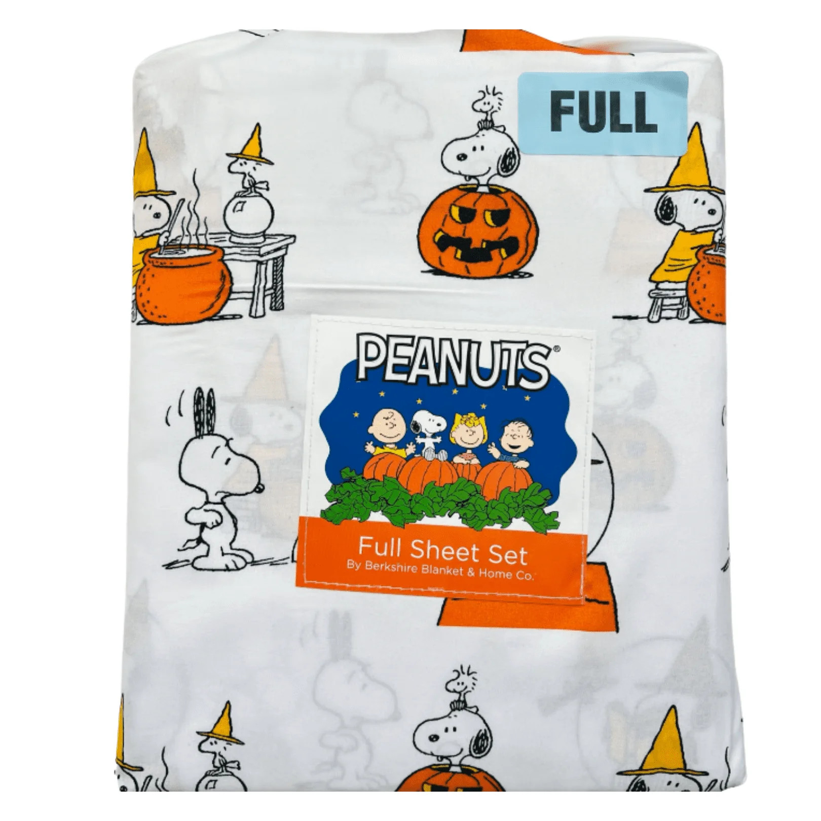 Peanuts Snoopy Halloween 2025 Berkshire Full Sheet Set | Walmart (US)