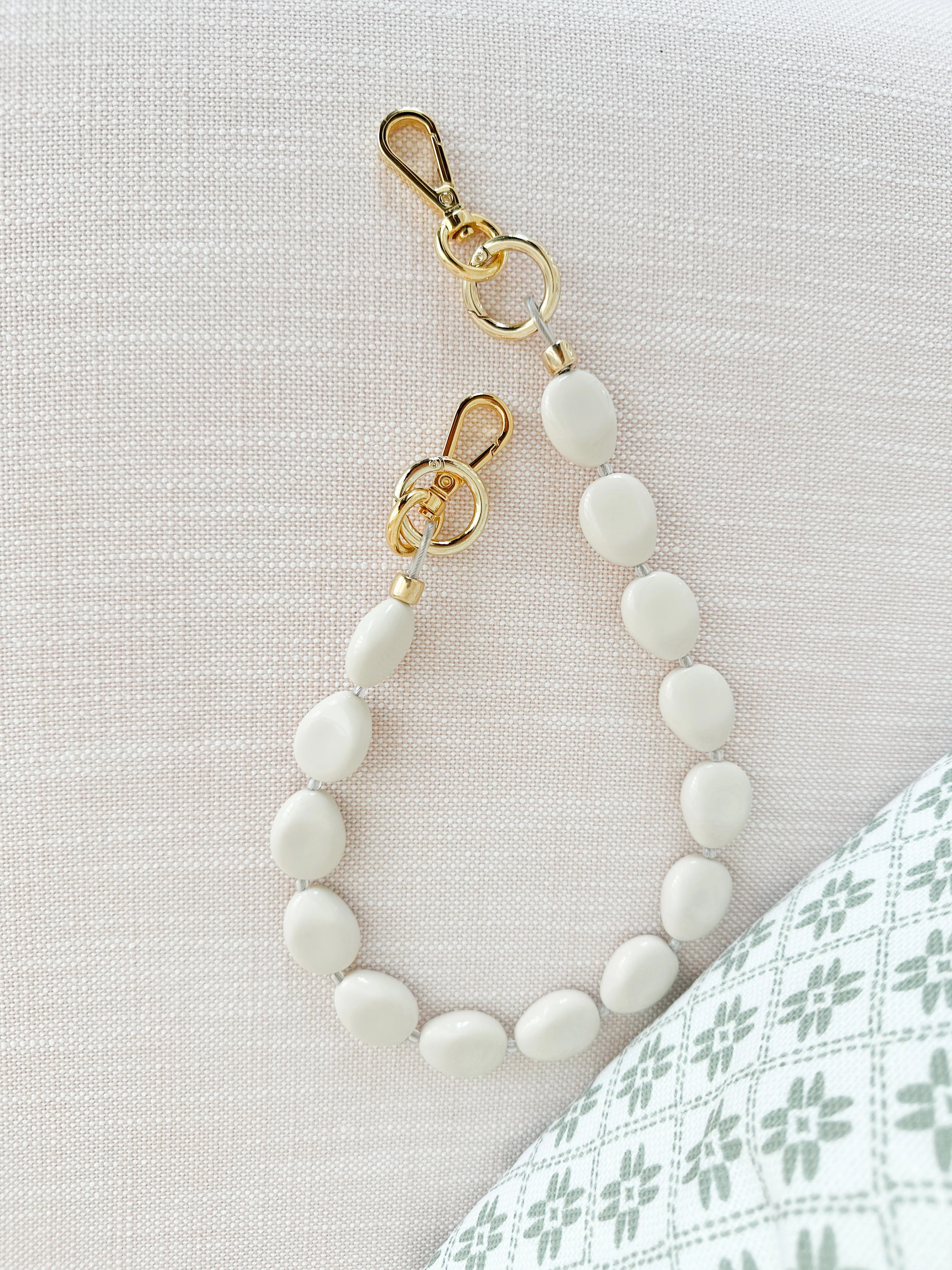 Clutch Strap | Ivory Riverstone | Carin Rose