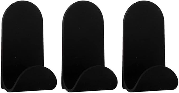 Duck Brand EasyMounts Heavy-Duty Drywall Hook, Holds up to 50 lbs, Black, 3-Pack of Hooks: Amazon... | Amazon (US)