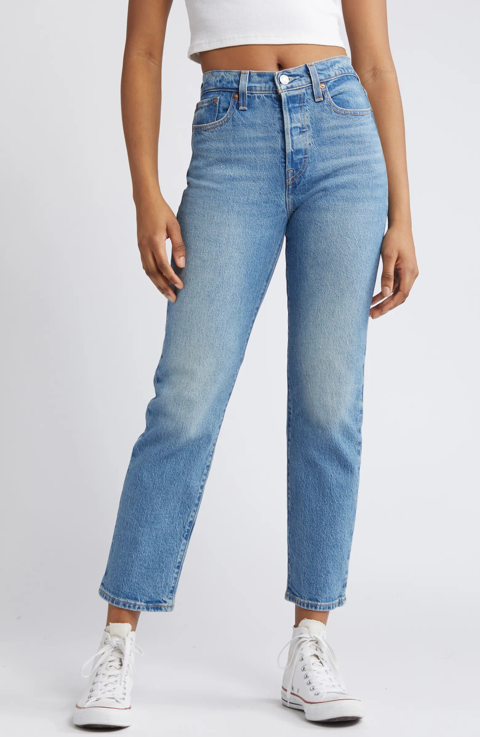 Wedgie High Waist Straight Leg Jeans | Nordstrom