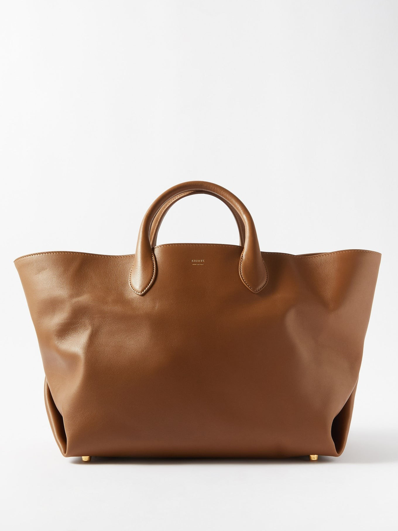 Amelia medium leather tote bag | Khaite | Matches (US)