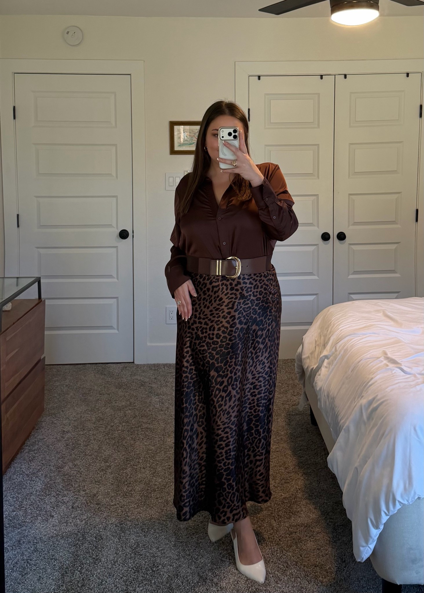 Chocolate Brown Girly Office OOTD #amazon

#LTKootd #LTKWorkwear