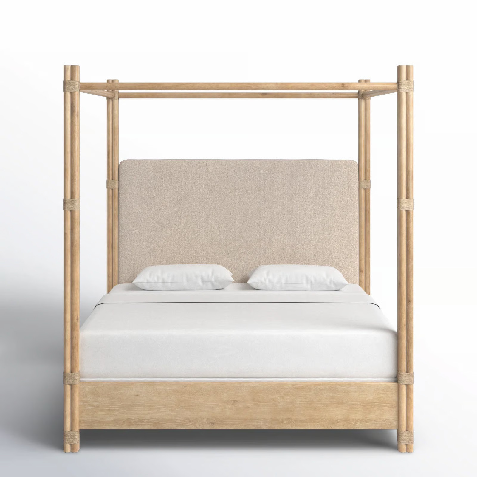 Bellmont Upholstered Woven Canopy Bed | Wayfair North America