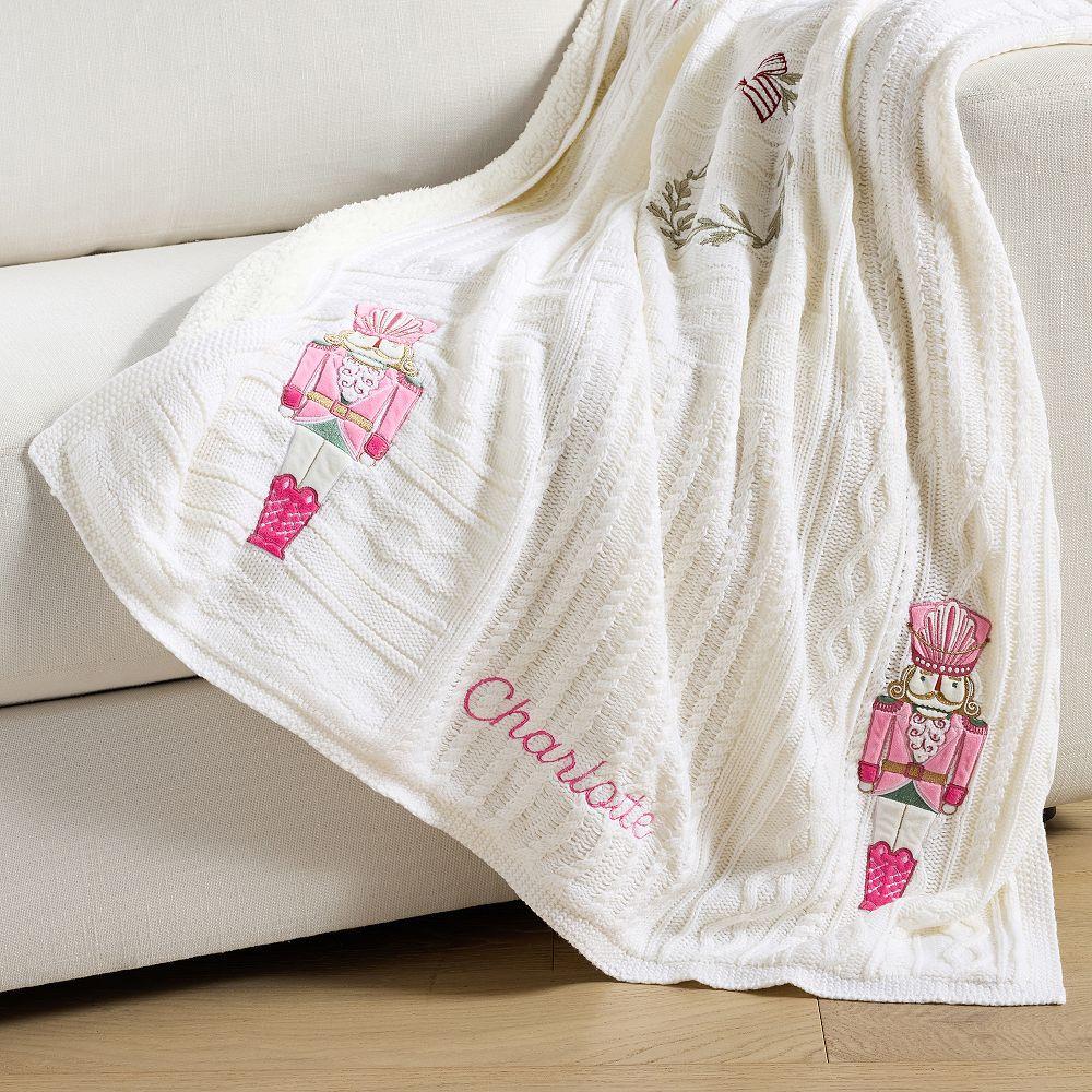 LoveShackFancy Nutcracker Heirloom Throw | Pottery Barn Teen