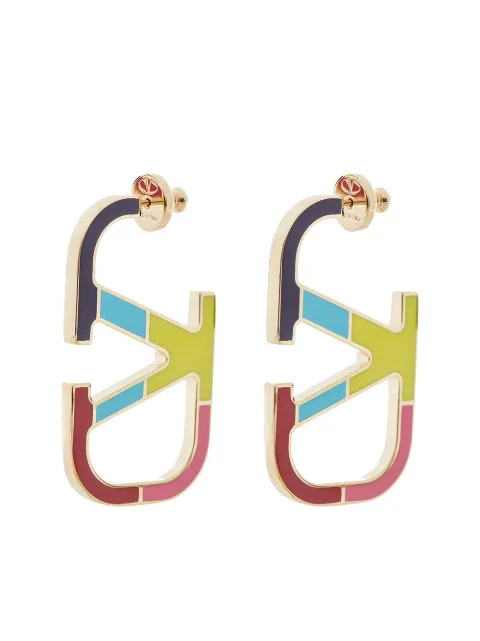 VLogo colour-block earring | Farfetch Global