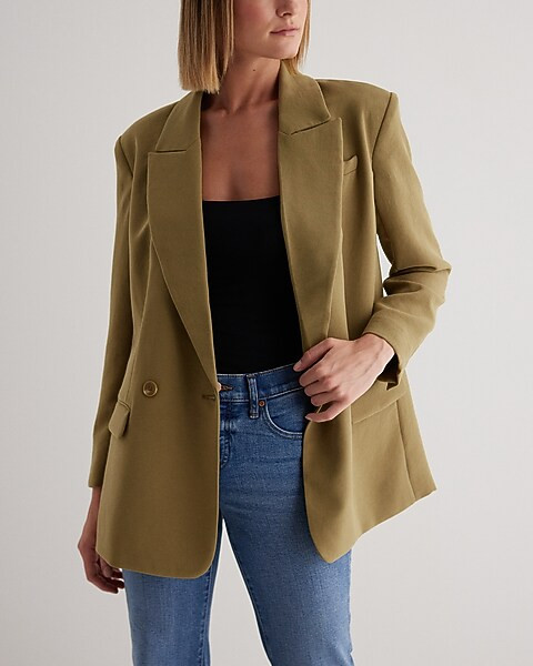 Oversized Boyfriend Blazer | Express