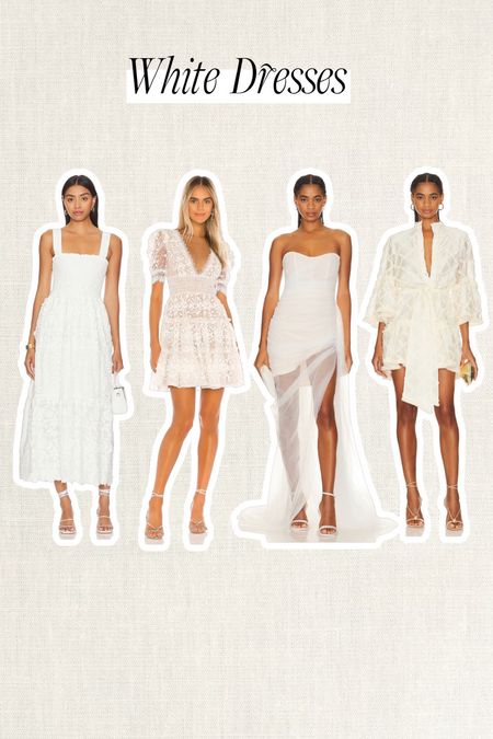 White dresses 

#LTKFind