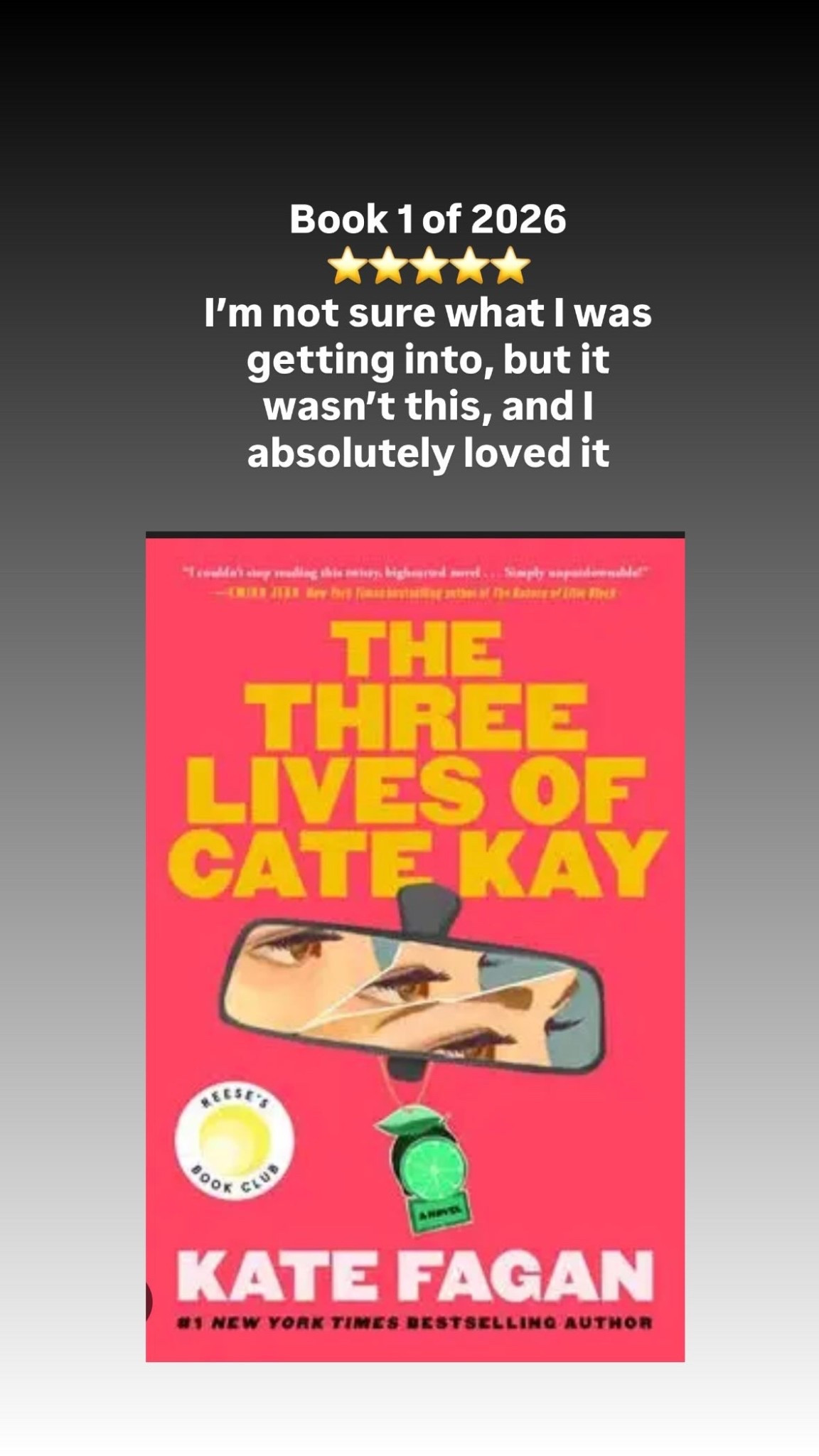 Book 1 of 2026
⭐️⭐️⭐️⭐️⭐️
I’m not sure what I was getting into, but it wasn’t this, and I absolutely loved it