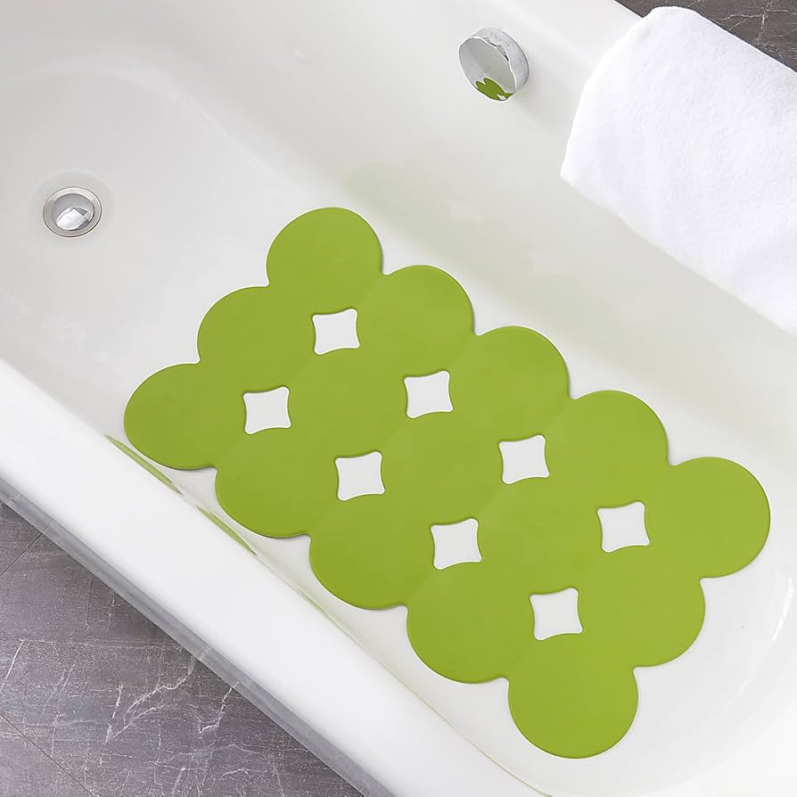 Patented Non Slip Bathtub Mat Shower Mat Bath Mat Tub Mats with Strong Suction Cups Soft Natural ... | Amazon (US)