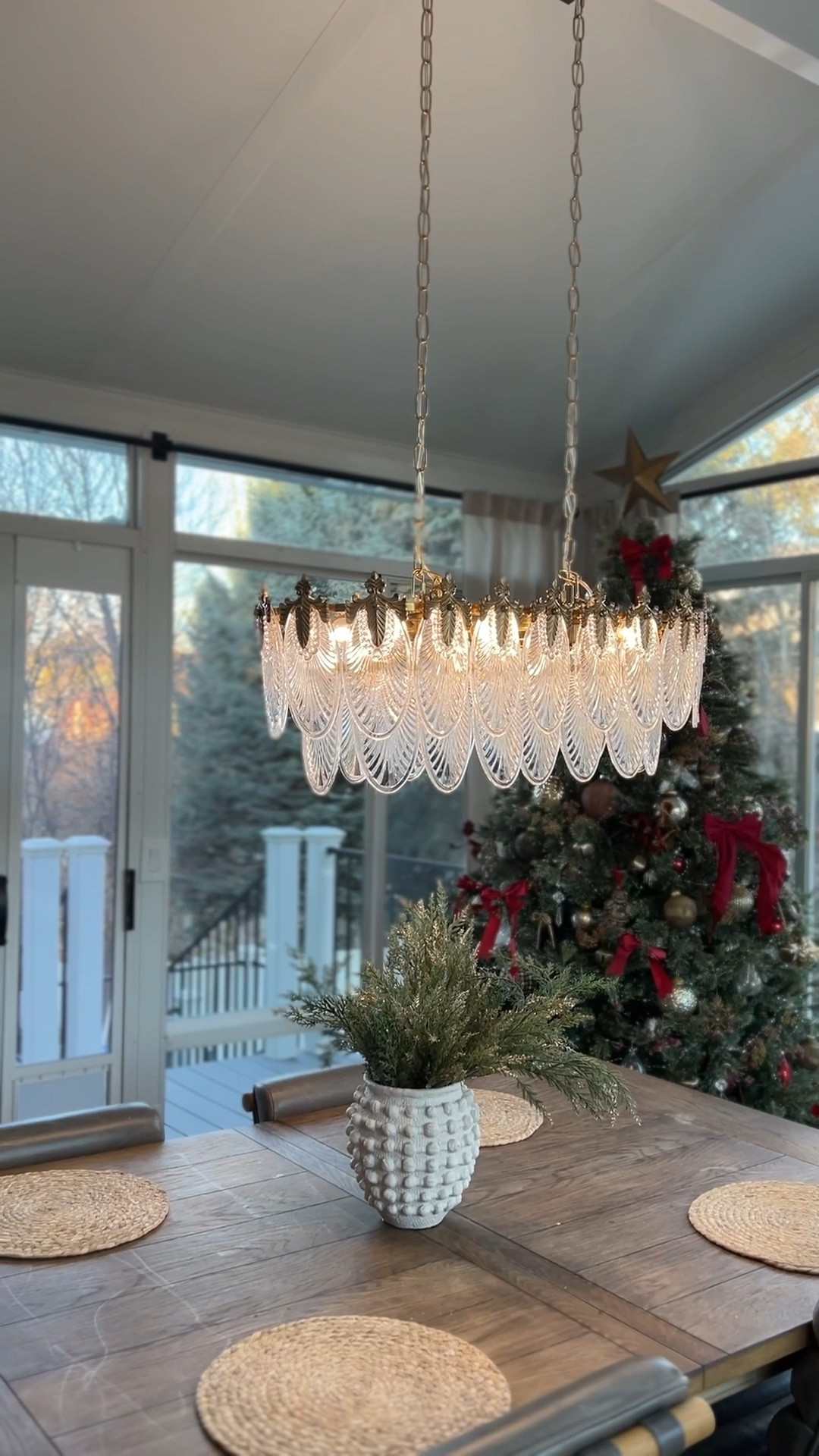 Switching out our light fixture for something so much prettier!!  

#LTKHome