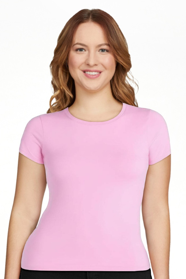 Joyspun Women's Everyday Seamless Shapewear T-Shirt, Sizes S-XXXL | Walmart (US)
