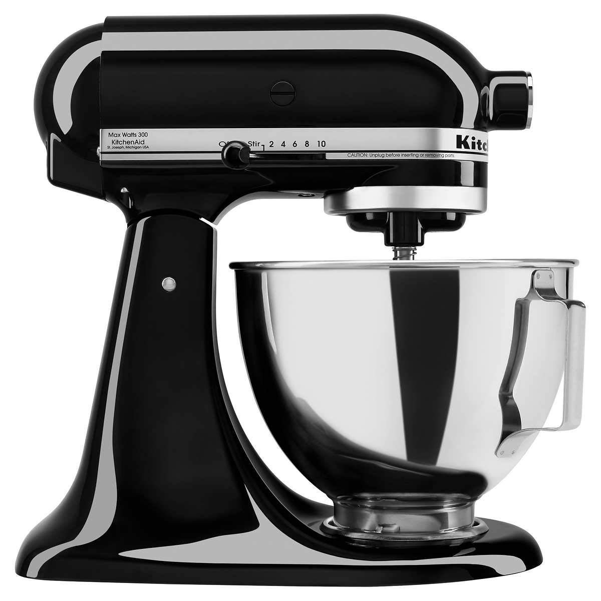 Kitchen Aid Tilt-Head Stand Mixer 4.5 Quart KSM85PBOB, Onyx Black | Amazon (US)