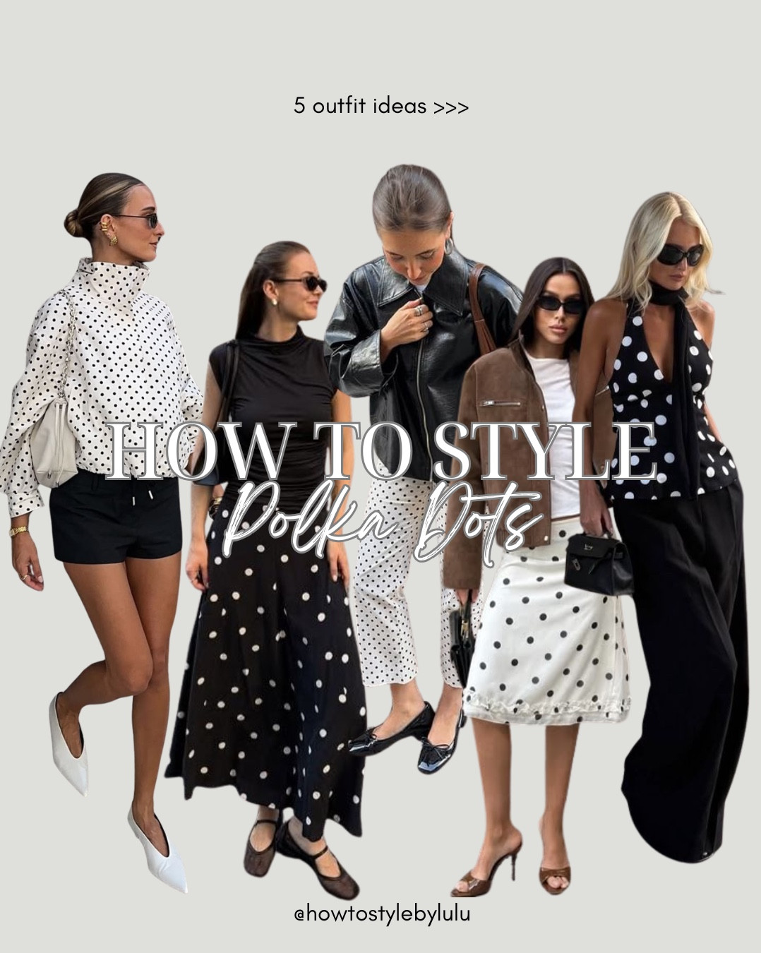 HOW TO STYLE POLKA DOTS - 5 outfit ideas from Pinterest🖤🤍

#LTKspring #LTKstyletip #LTKeurope
