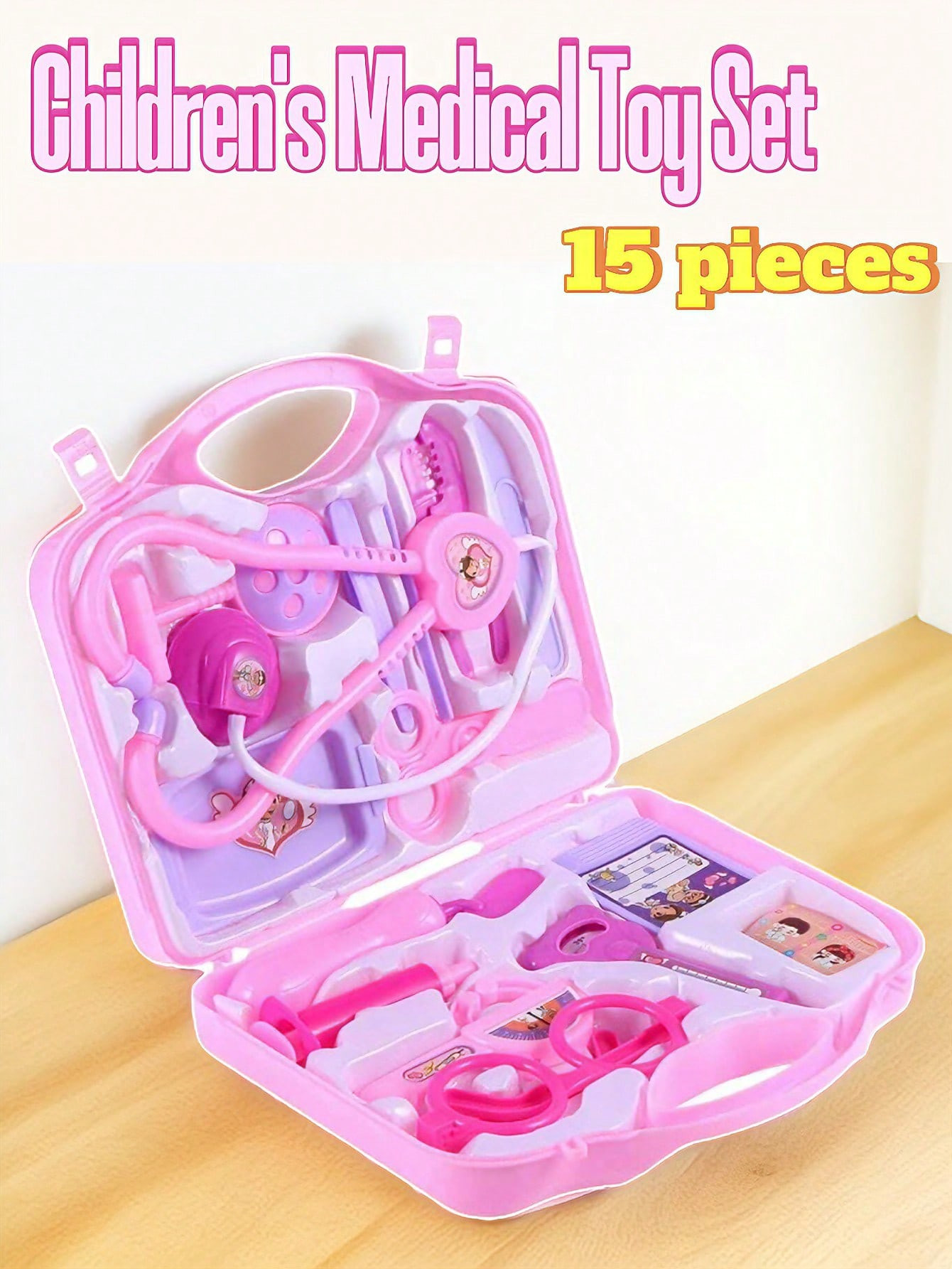 Children's Pretend Play Educational Doctor Box Kit Medical Set For Children Ages 3+ Toys (15 Piec... | SHEIN