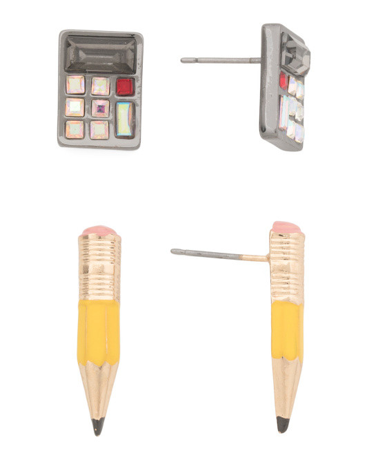 Pencil Stud Earrings | TJ Maxx
