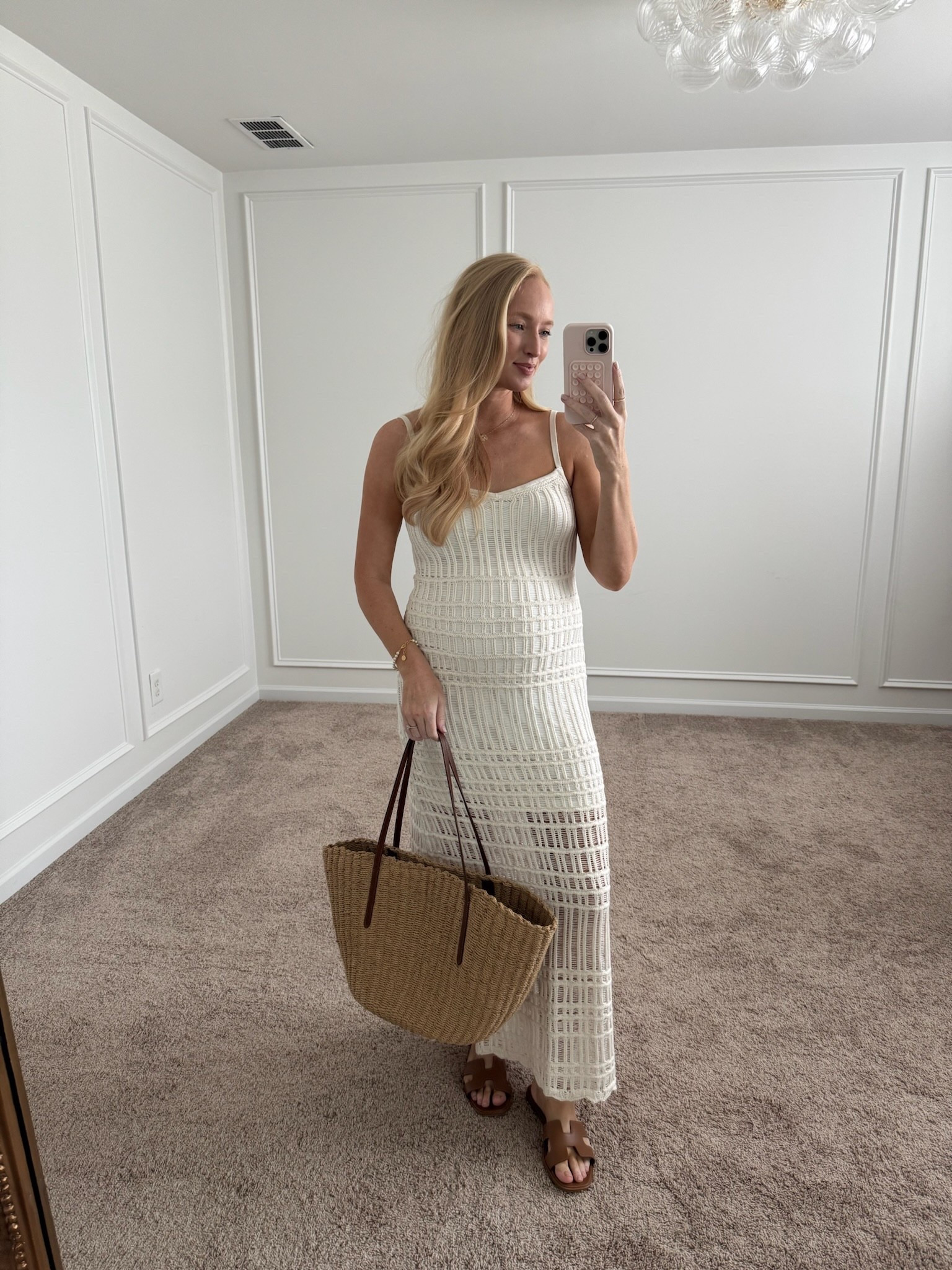 The perfect summer dress! It is so soft and bump friendly. I will be taking it with me to the beach. Wearing size small. Summer dresses // beach dresses // vacation dresses // resortwear // bump friendly dresses // crochet knit dresses 

#LTKSeasonal #LTKBump #LTKSummerEdit