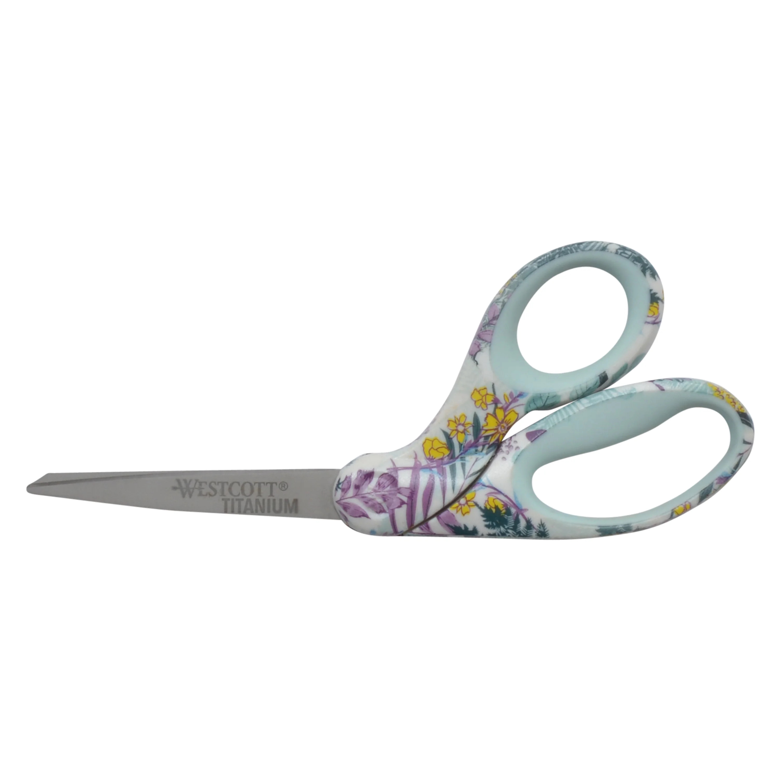 Westcott 8" Fashion Sewing Scissors, Titanium Bonded, Bent, Floral, Multicolor, for Crafting, Sew... | Walmart (US)