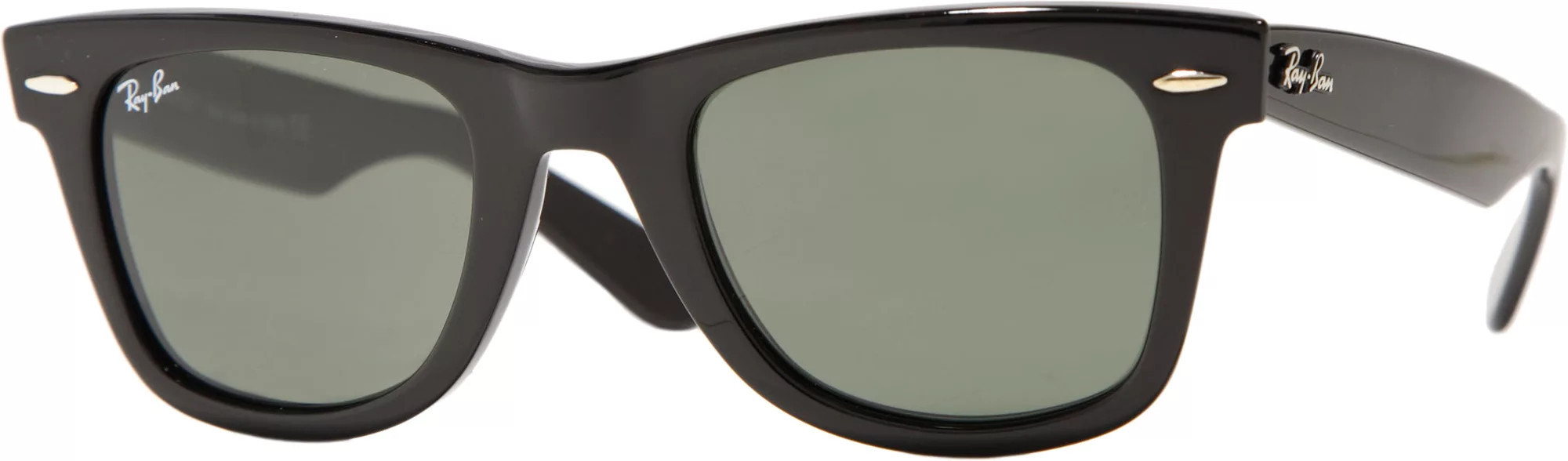 Ray-Ban Original Wayfarer Sunglasses, Men's, Black/Crystal Green | DICK'S Sporting Goods