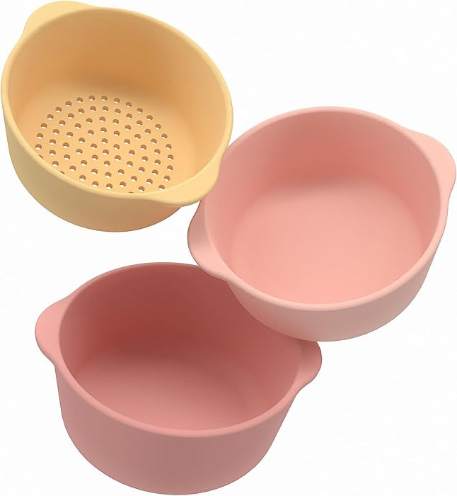 Inspire My Play - 3 x Nesting Bowls and Sieve - Perfect for Sensory PlayTray - Sensory Bin Access... | Amazon (US)